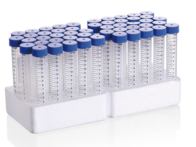 15 mL Conical Centrifuge Tubes; Sterile; Case of 500 Pieces