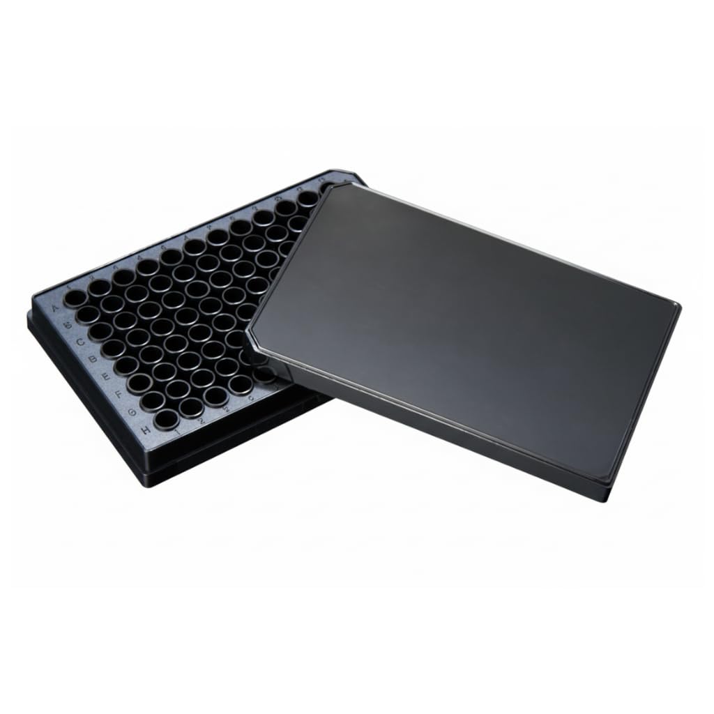 96-Well Fluorescence Plates With Lid (Sterile)