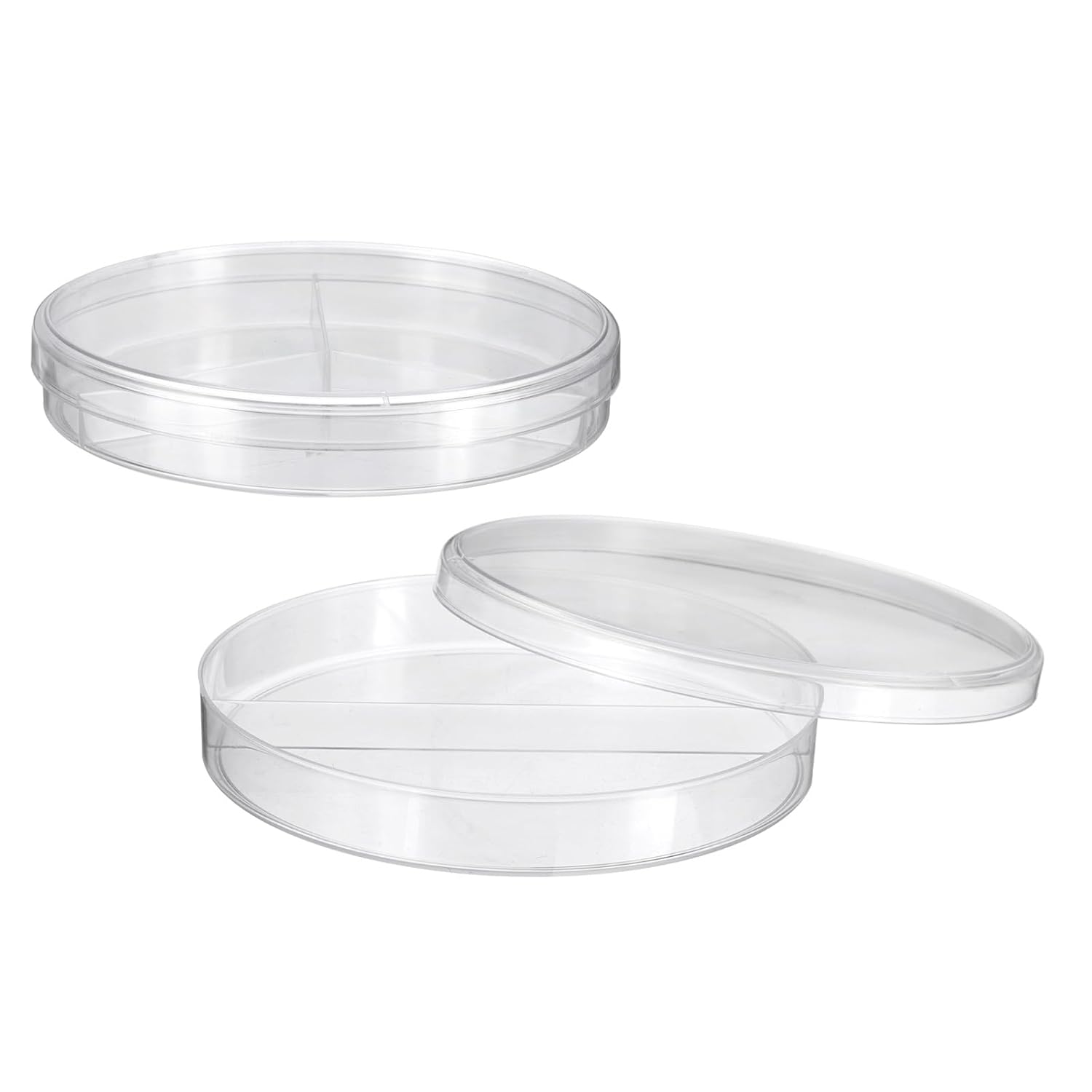 Sterile Petri Dishes with 2 compartments (Case of 500 pcs; 90mm X 15mmm)
