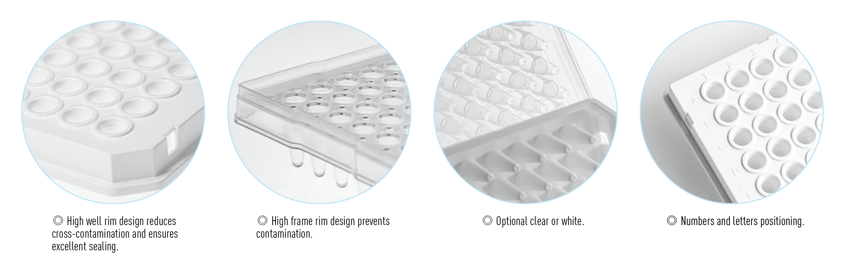 96-Well PCR Plates (Clear; Half-skirt)